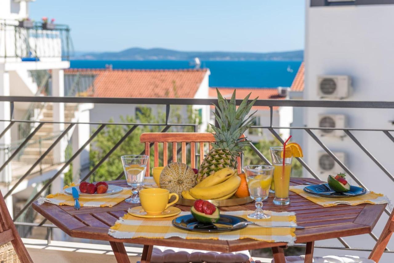 Villa Seaview With Pool - Apartment Yellow トロギール エクステリア 写真